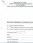 Numero assurance volontaire 